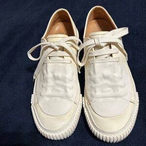 EUC Both Paris rubber patch leather sneakers white mens size 42 / US 8.5